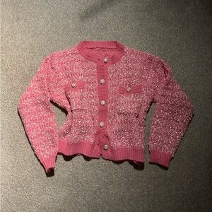 Pink Knit Women's Sweater